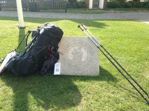 pilgrim stone at Canterbury 